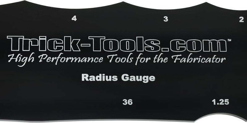 Trick-Tools Acrylic Radius Check Gauge, Contour Gauge - Image 2